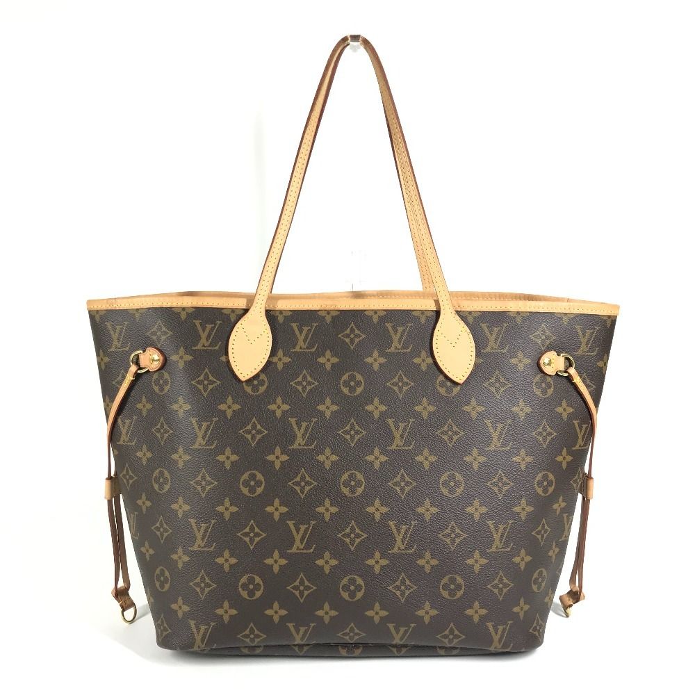 Louis Vuitton Shoulder Bag Neverfull MM Monogram Canvas Cerise Brown — view 2