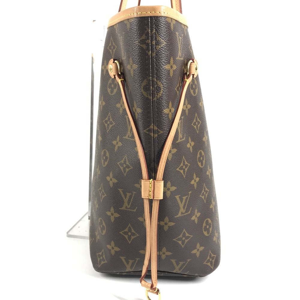 Louis Vuitton Shoulder Bag Neverfull MM Monogram Canvas Cerise Brown — view 3