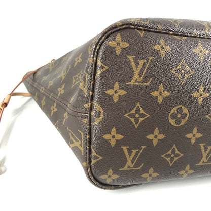 Louis Vuitton Shoulder Bag Neverfull MM Monogram Canvas Cerise Brown — view 7