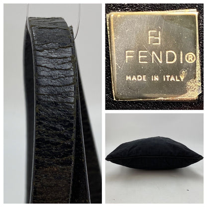 Fendi Tote Zucca Black Canvas Travel Business — view 4