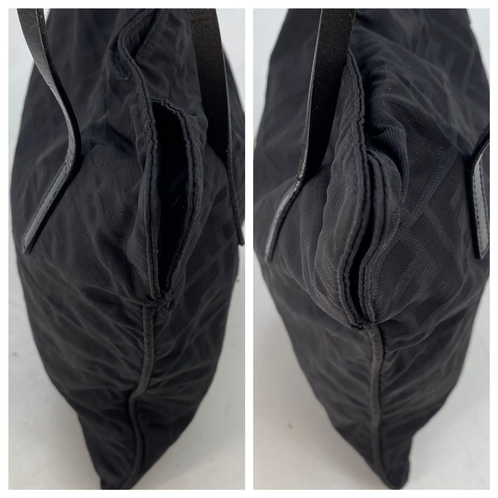 Fendi Tote Zucca Black Canvas Travel Business — view 5