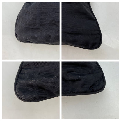 Fendi Tote Zucca Black Canvas Travel Business — view 6