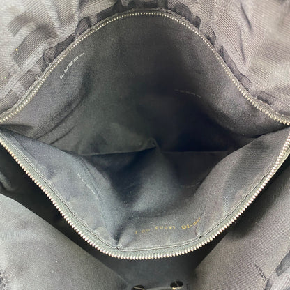Fendi Tote Zucca Black Canvas Travel Business — view 8