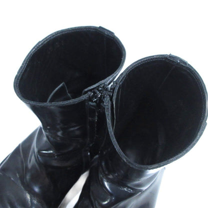Balenciaga Rim Boots Patent Leather Square Toe 39 Black — view 6