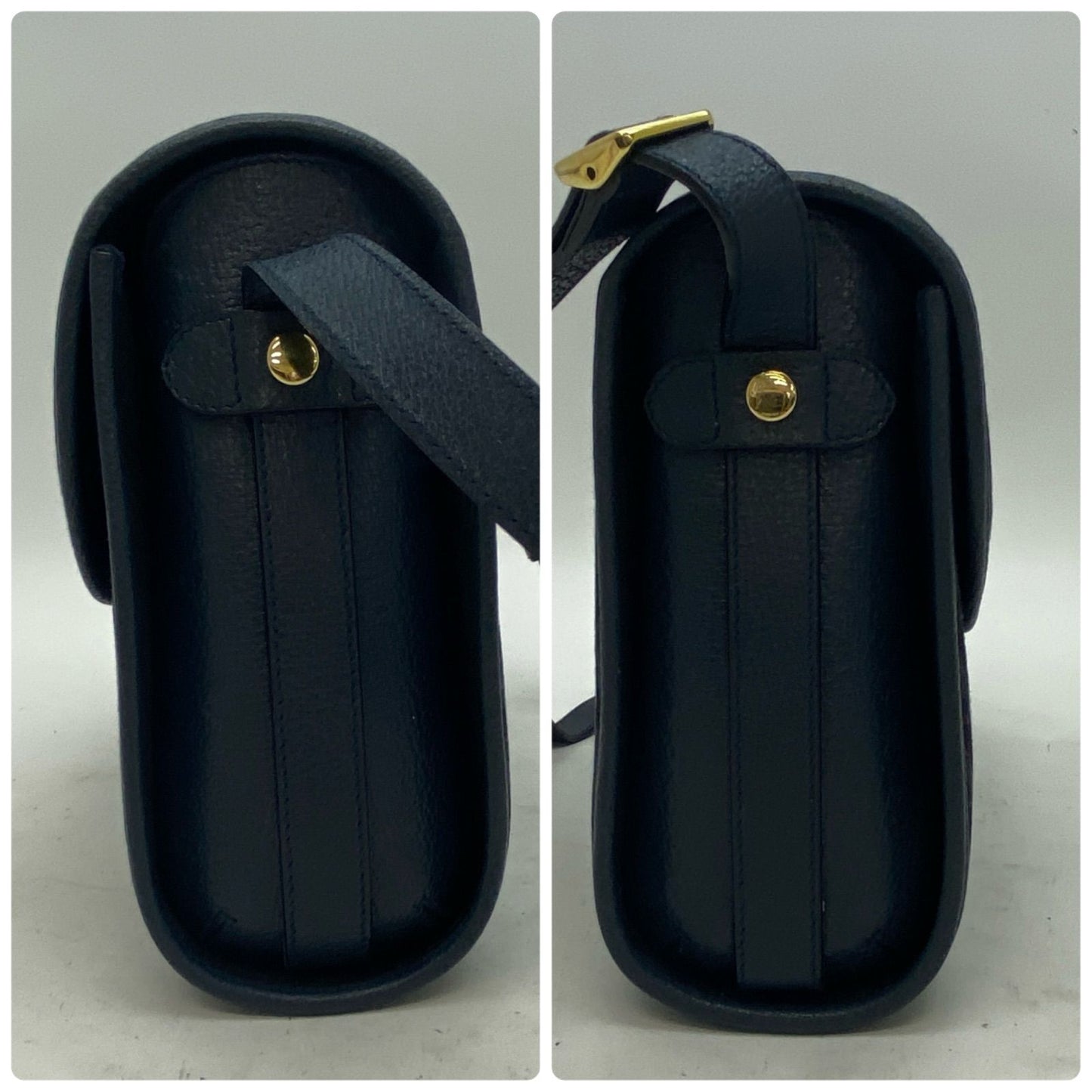 Gucci Shoulder Bag Navy Canvas Travel Pochette — view 8