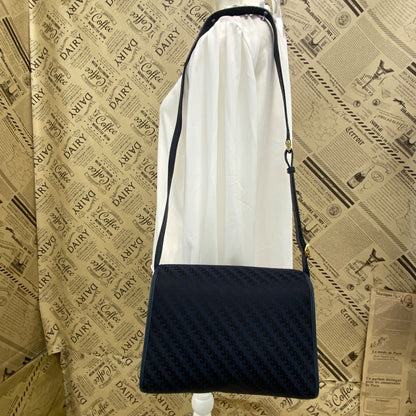 Gucci Shoulder Bag Navy Canvas Travel Pochette — view 5