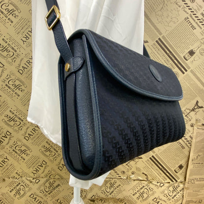 Gucci Shoulder Bag Navy Canvas Travel Pochette — view 3