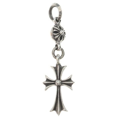 Chrome Hearts Tny CH Crs 1 Ball Tiny CH Cross Charm Pendant Top Silver — view 2