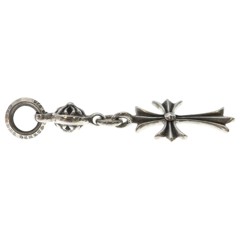 Chrome Hearts Tny CH Crs 1 Ball Tiny CH Cross Charm Pendant Top Silver — view 4