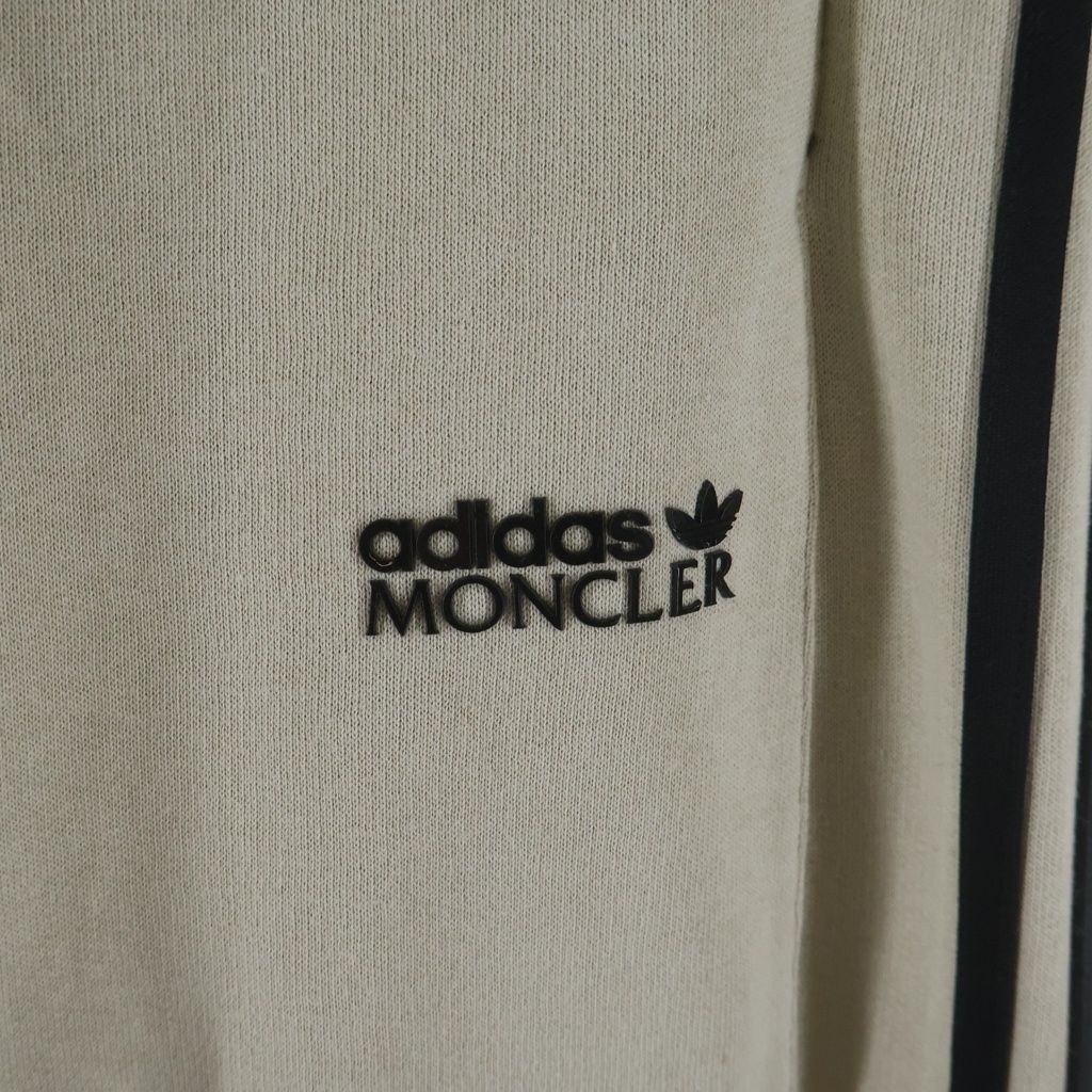 Moncler Adidas Jersey Side Line Track Pants Beige — view 5