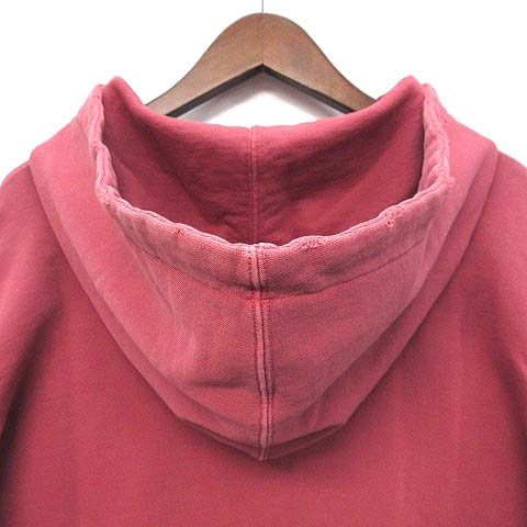 Saint Laurent Paris Distressed Logo Sweatshirt Hoodie Pink XS — view 8