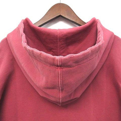 Saint Laurent Paris Distressed Logo Sweatshirt Hoodie Pink XS — view 8