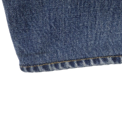 Saint Laurent Paris Button Fly Cotton Slim Denim Pants Indigo — view 5