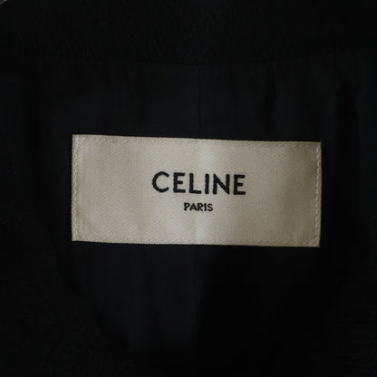 Celine Teddy Jacket Leather Cut Replacement Western Black — view 7