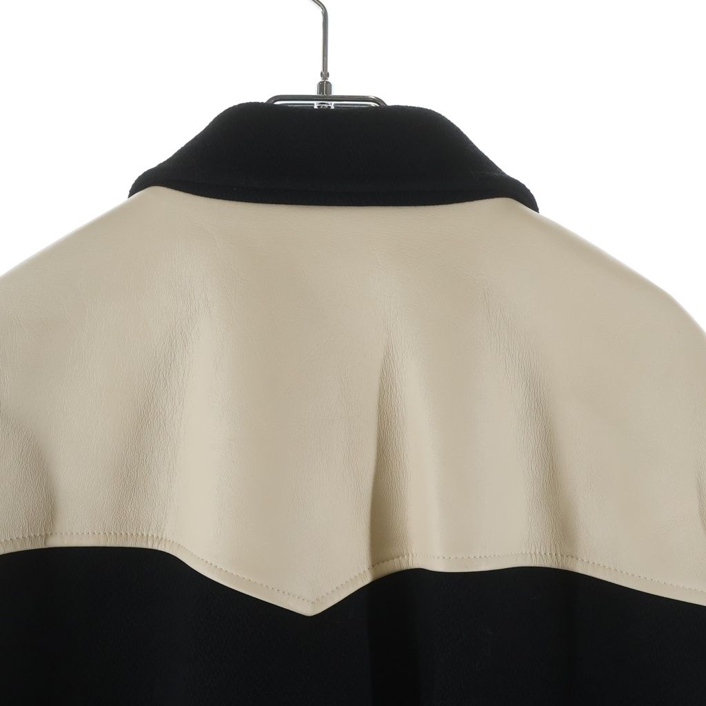 Celine Teddy Jacket Leather Cut Replacement Western Black — view 4