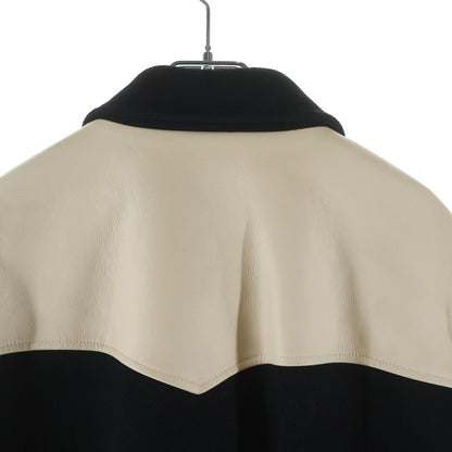 Celine Teddy Jacket Leather Cut Replacement Western Black — view 4