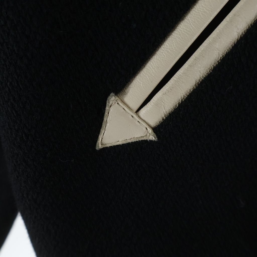 Celine Teddy Jacket Leather Cut Replacement Western Black — view 5