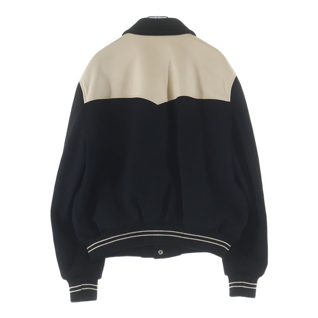 Celine Teddy Jacket Leather Cut Replacement Western Black — view 2
