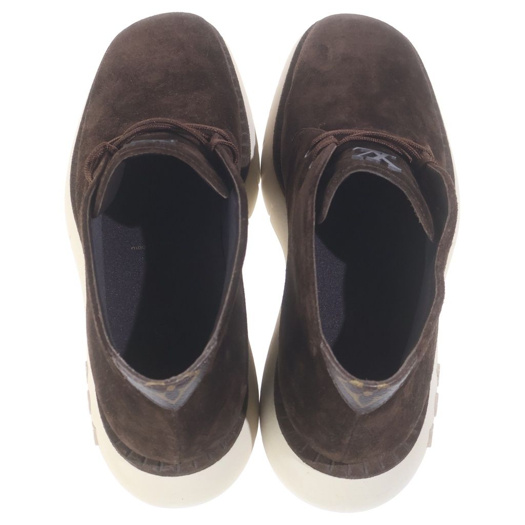 Louis Vuitton Suede Leather Chukka Boots Brown — view 4