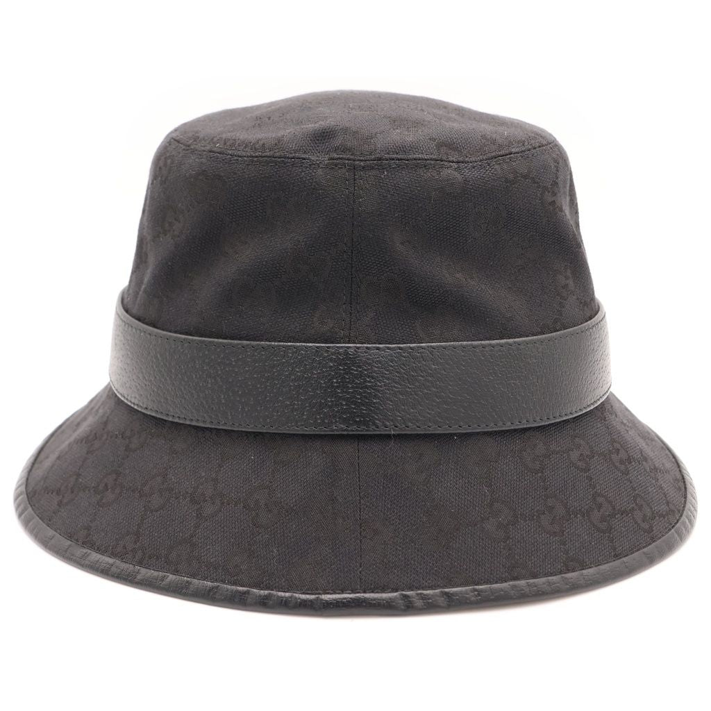 Gucci GG Canvas Bucket Hat Black — view 3