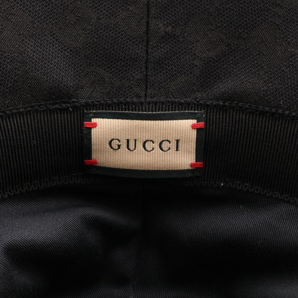 Gucci GG Canvas Bucket Hat Black — view 7