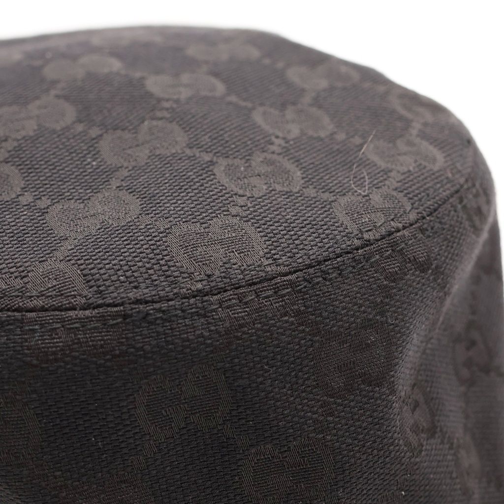 Gucci GG Canvas Bucket Hat Black — view 6