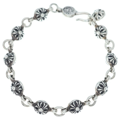 Chrome Hearts No1 Ball 1 Cross Bracelet Silver