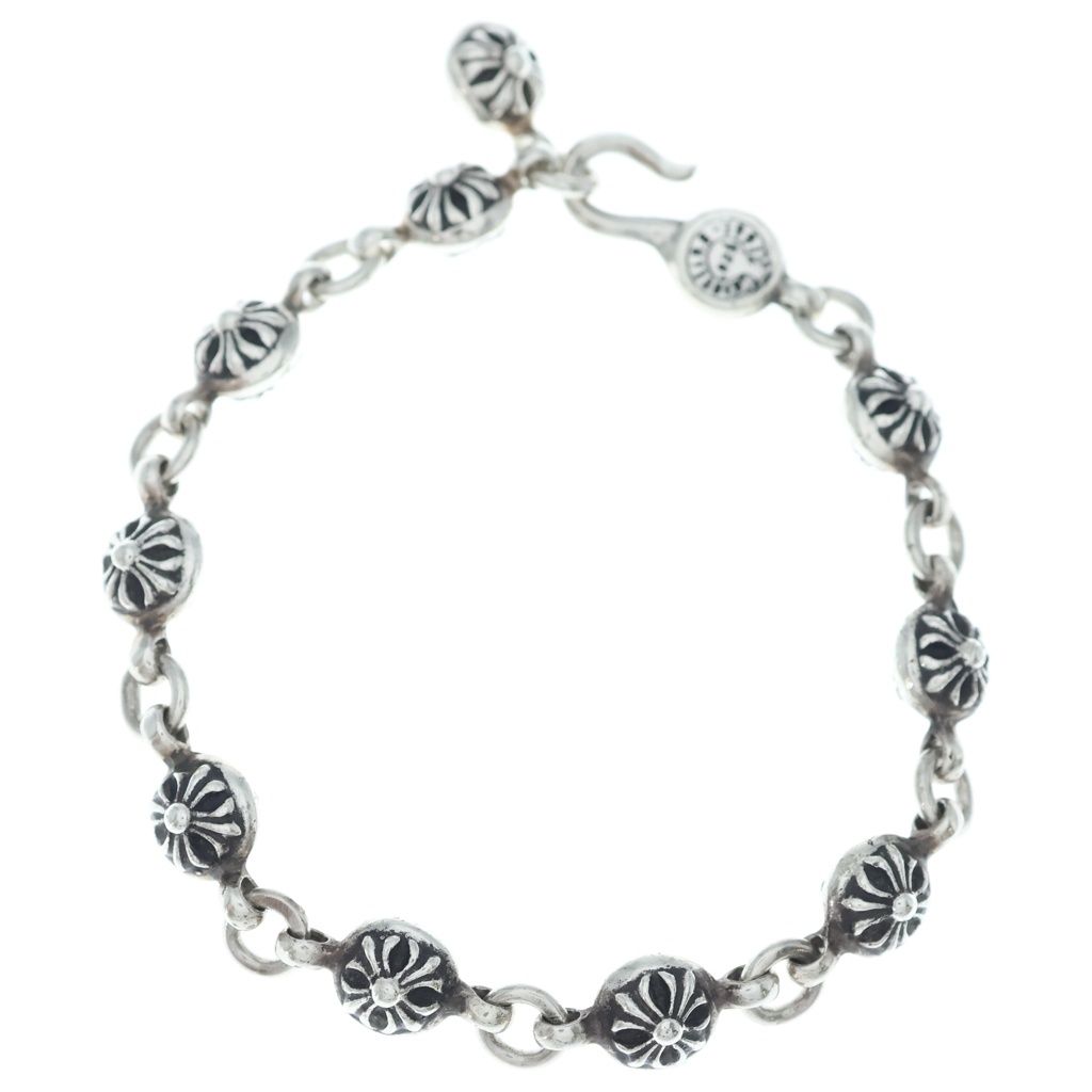 Chrome Hearts No1 Ball 1 Cross Bracelet Silver — view 2