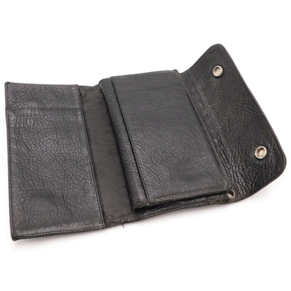 Chrome Hearts Wave Leather Wallet Black — view 5