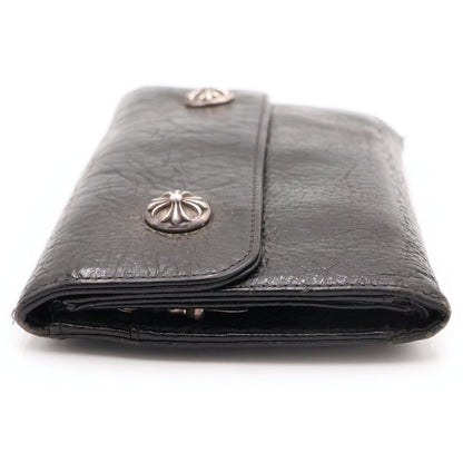 Chrome Hearts Wave Leather Wallet Black — view 3