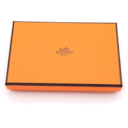 Hermes Card Case Gray Evercolor Grimeia Silver — view 6