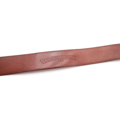 Chrome Hearts Blt Scrlrec Rectangle Scroll Belt Brown — view 5