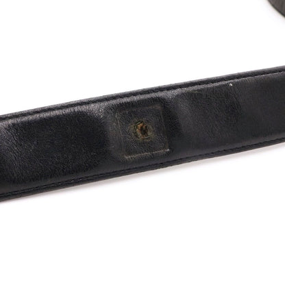 Chrome Hearts Zero Pyramid Studs Belt Strap Snap Button Black — view 6