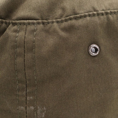 Chrome Hearts CH Plus Patch Scroll Label Work Cap Khaki Hat — view 6