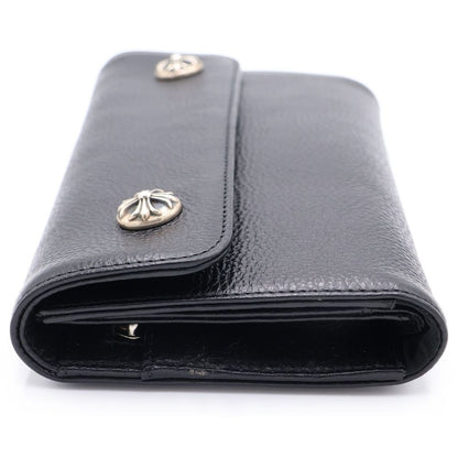 Chrome Hearts Wave Leather Wallet Black — view 3
