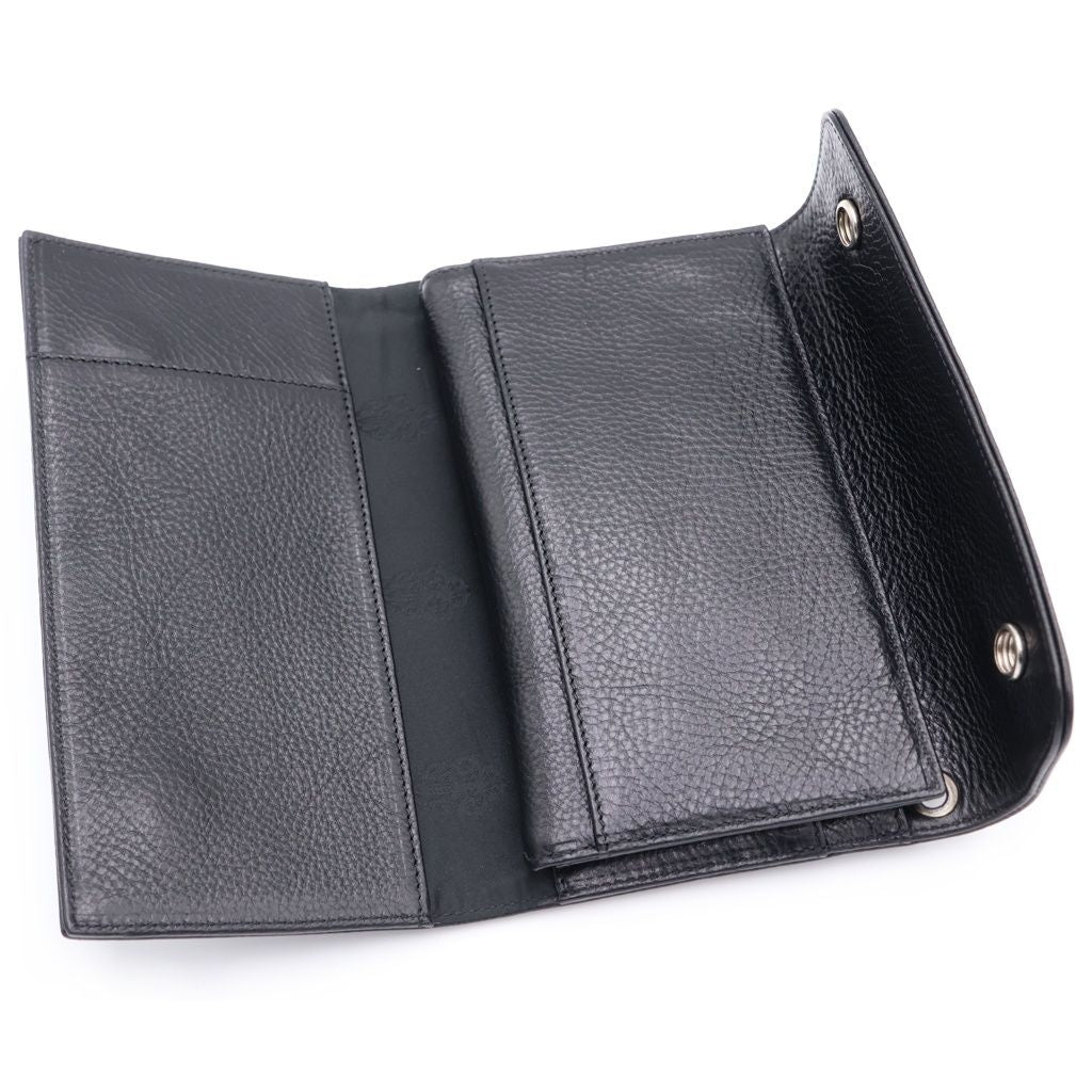 Chrome Hearts Wave Leather Wallet Black — view 5