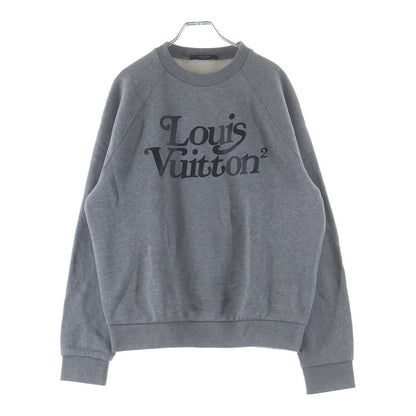 Louis Vuitton Nogo Squared Logo Sweatshirt Treasure Gray Uyr