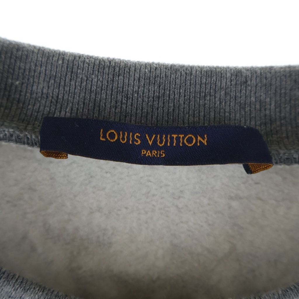 Louis Vuitton Nogo Squared Logo Sweatshirt Treasure Gray Uyr — view 5
