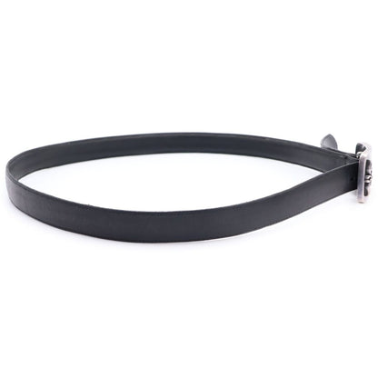 Chrome Hearts Blt Otj Filigree Leather Belt Black Silver — view 3