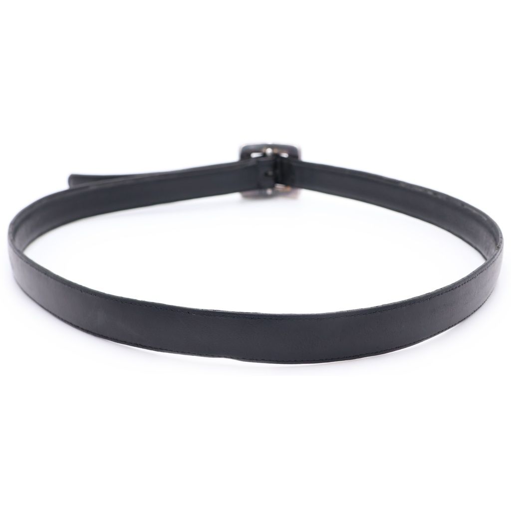 Chrome Hearts Blt Otj Filigree Leather Belt Black Silver — view 2