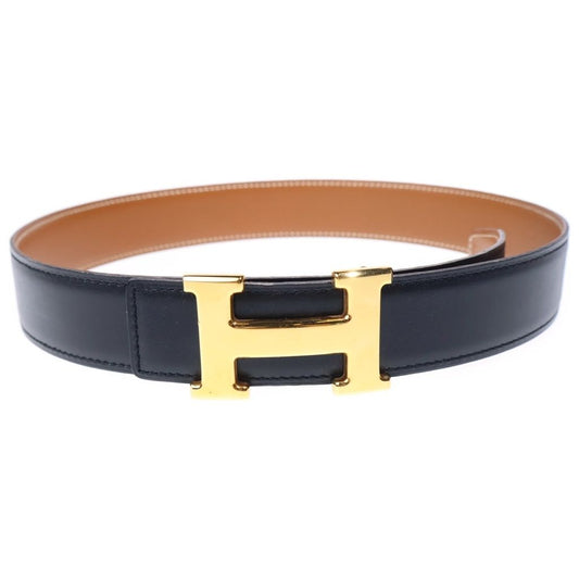 Hermes Constance Belt Brown Black Leather Gold
