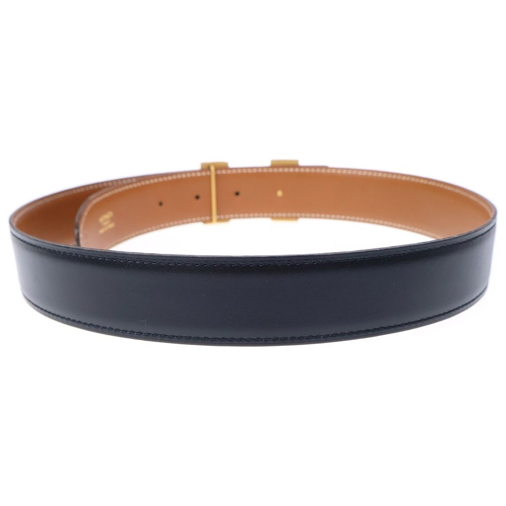 Hermes Constance Belt Brown Black Leather Gold — view 2