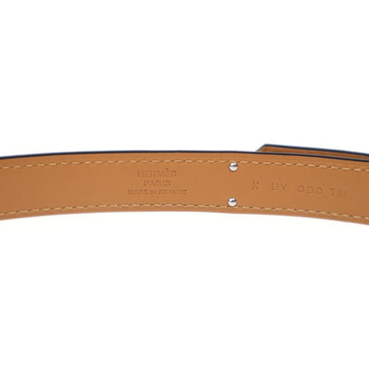 Hermes Kelly Belt Leather Epsom Black Brown Silver — view 5