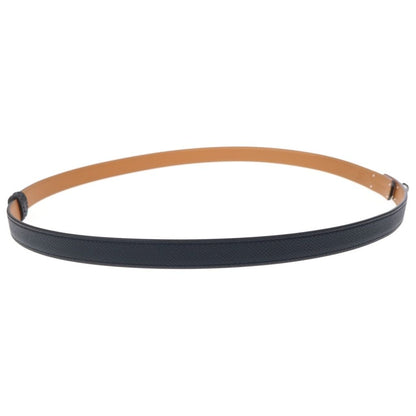 Hermes Kelly Belt Leather Epsom Black Brown Silver — view 3