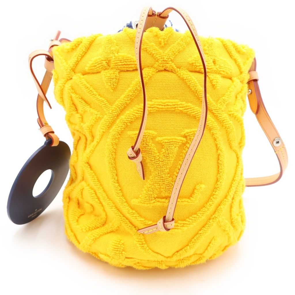 Louis Vuitton LV Vacation by the Pool Bucket Mango Shoulder Bag Yellow Leather
