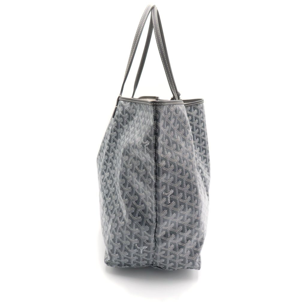 Goyard Saint Louis GM Tote Gray Leather — view 3