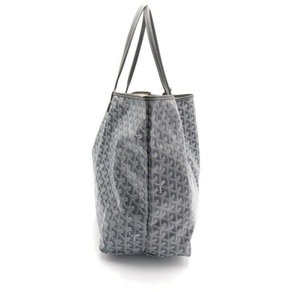 Goyard Saint Louis GM Tote Gray Leather — view 3