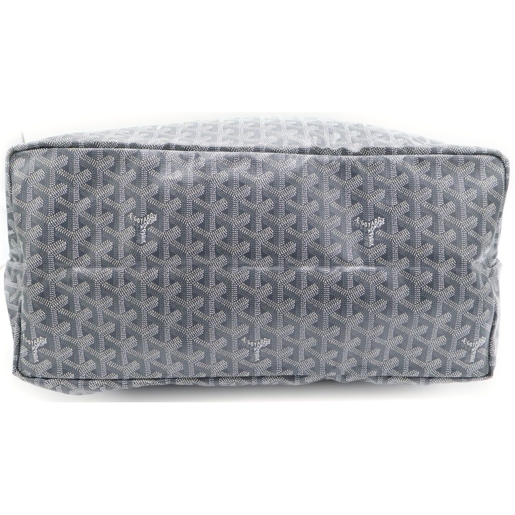 Goyard Saint Louis GM Tote Gray Leather — view 4