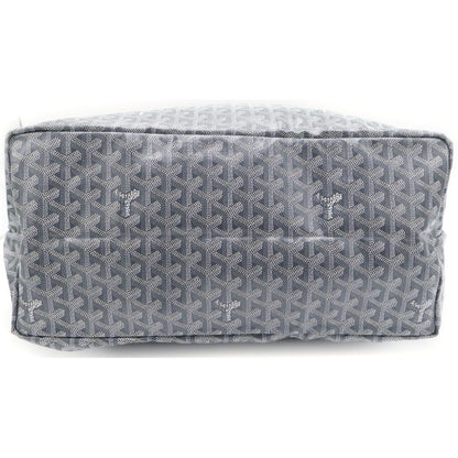 Goyard Saint Louis GM Tote Gray Leather — view 4