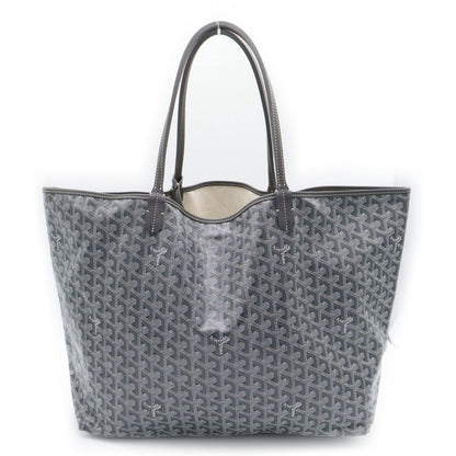 Goyard Saint Louis GM Tote Gray Leather